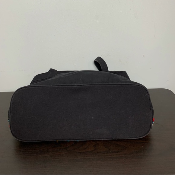 Madison Studio Canvas Button Tote Bag - Picture 11 of 13